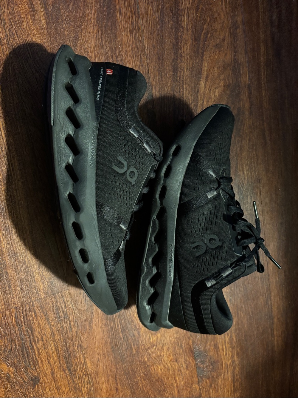 On Running Men's Black Cloudsurfer 2 Athletic Sneakers